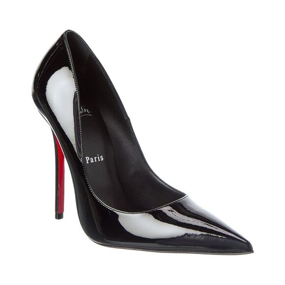 Christian Louboutin Miss Z 120 Patent Pump Black